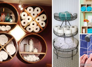 25 faszinierende DIY-Ideen, um Dinge im Badezimmer zu organisieren