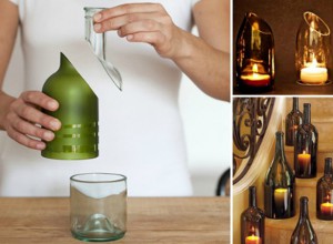 Ein genialer Tipp, wie man Glasflaschen zerschneiden kann + kreative Ideen