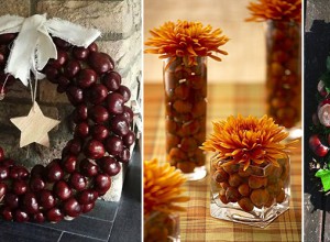 15 DIY Ideen für die Herbstdekoration. Super Gründe, warum es sich lohnt, Kastanien zu sammeln.